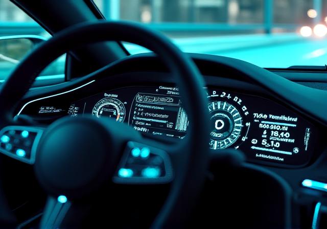 Visualisasi Teknologi Automotif Pintar VectorDrive